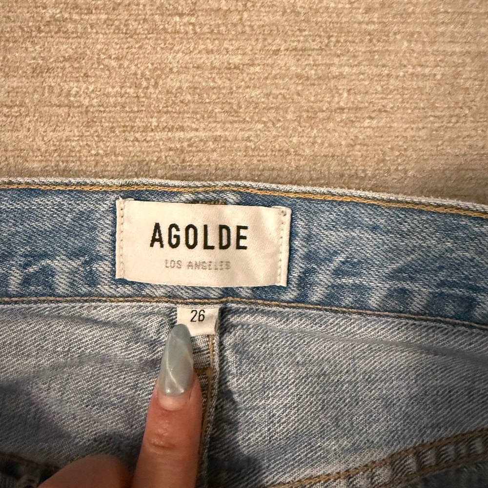 AGOLDE Criss Cross Upsized Jeans, Size 26 👖 - Picture 7 of 8